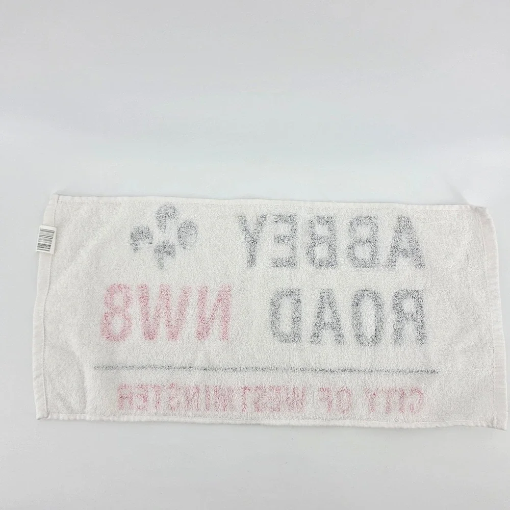 Vintage Jerry Richards Ltd Abbey Road NW8 Beatles London Street Sign Hand Towel